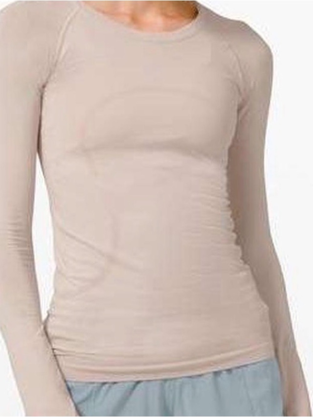 lululemon athletica Long Sleeve Crew - taupe pink